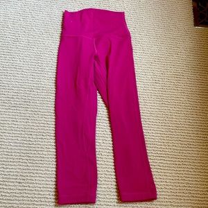 Lululemon align pant size 0 21” in Pink lychee